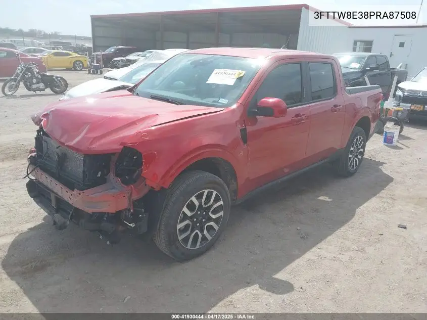 2023 Ford Maverick Lariat VIN: 3FTTW8E38PRA87508 Lot: 41930444