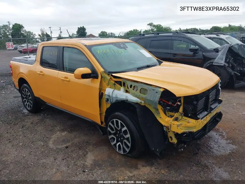 2023 Ford Maverick Lariat VIN: 3FTTW8E3XPRA65302 Lot: 42251974