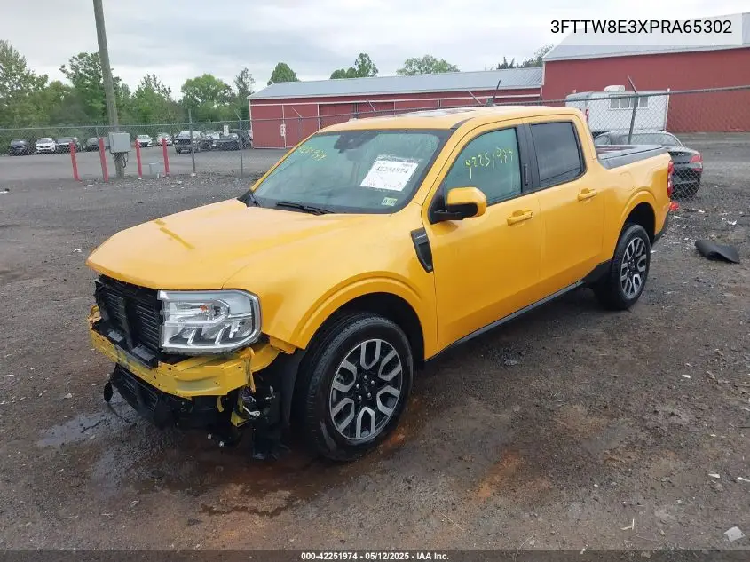 2023 Ford Maverick Lariat VIN: 3FTTW8E3XPRA65302 Lot: 42251974