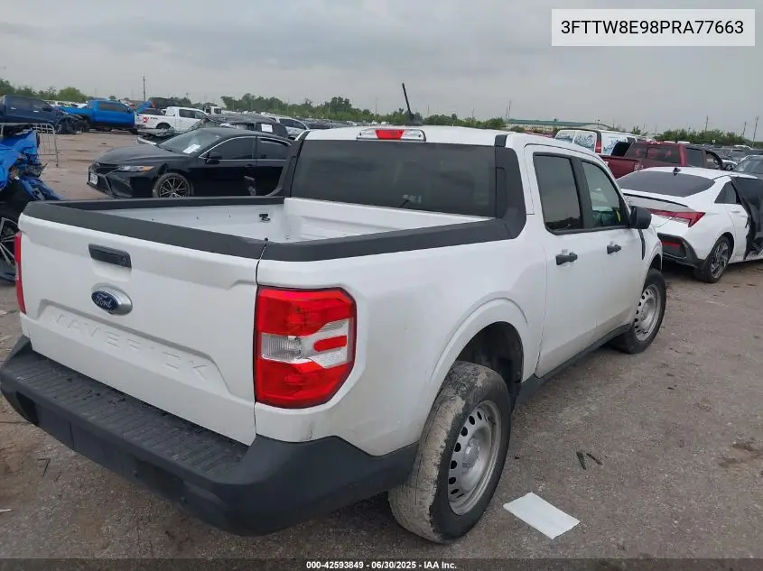 2023 Ford Maverick Xl VIN: 3FTTW8E98PRA77663 Lot: 42593849