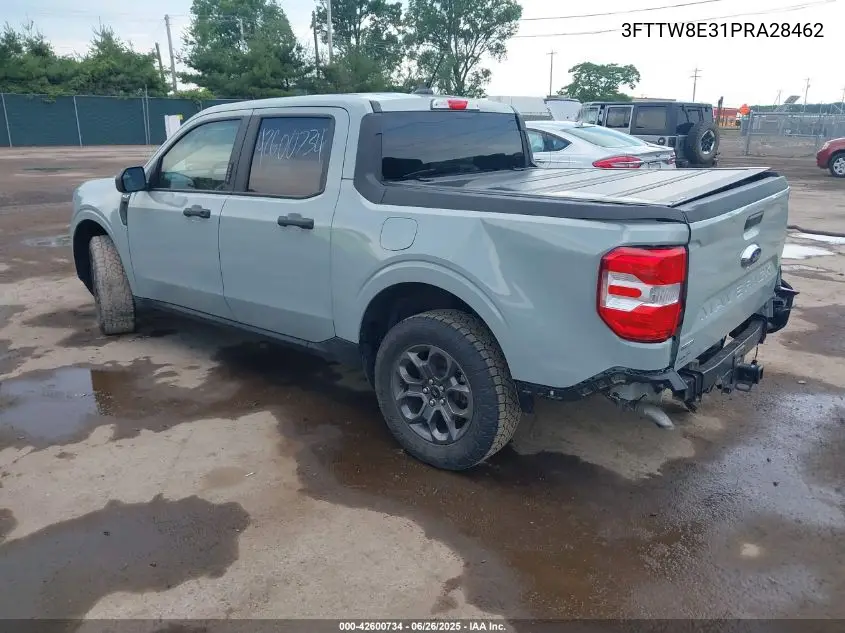 2023 Ford Maverick Xlt VIN: 3FTTW8E31PRA28462 Lot: 42600734