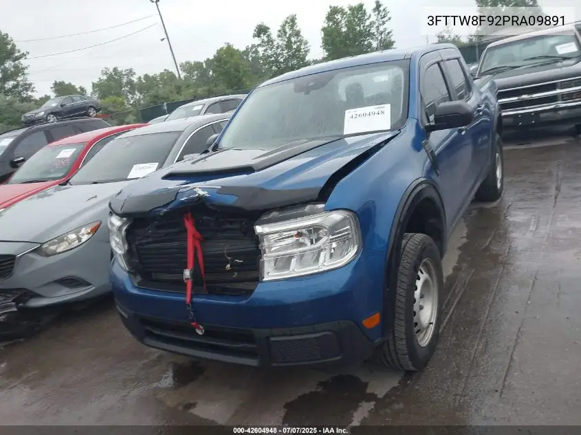 2023 Ford Maverick Xl VIN: 3FTTW8F92PRA09891 Lot: 42604948