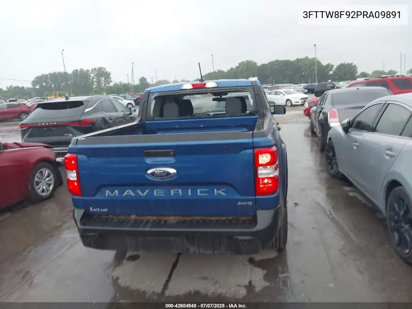 2023 Ford Maverick Xl VIN: 3FTTW8F92PRA09891 Lot: 42604948