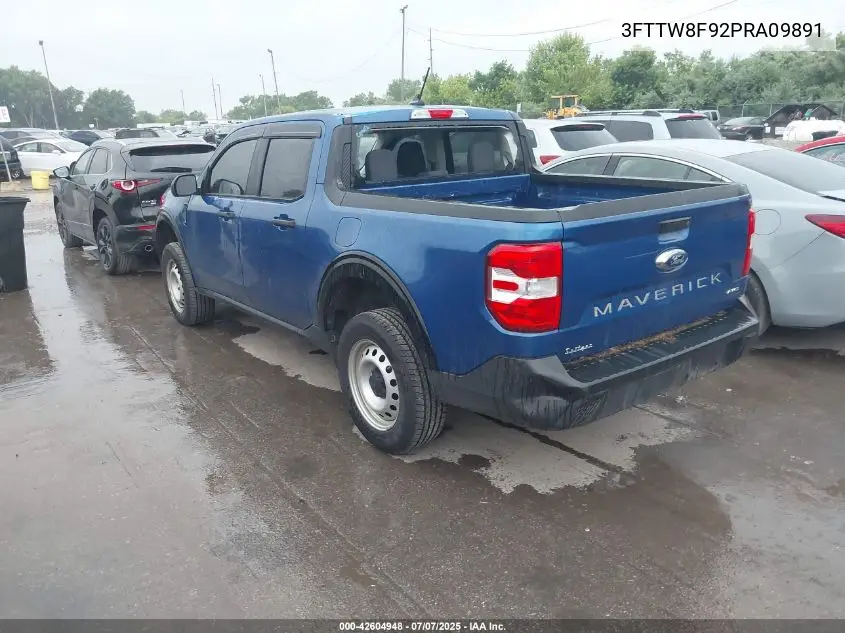 2023 Ford Maverick Xl VIN: 3FTTW8F92PRA09891 Lot: 42604948
