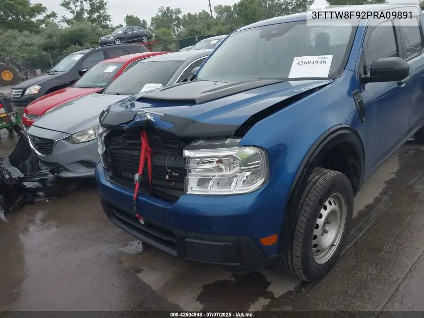 2023 Ford Maverick Xl VIN: 3FTTW8F92PRA09891 Lot: 42604948