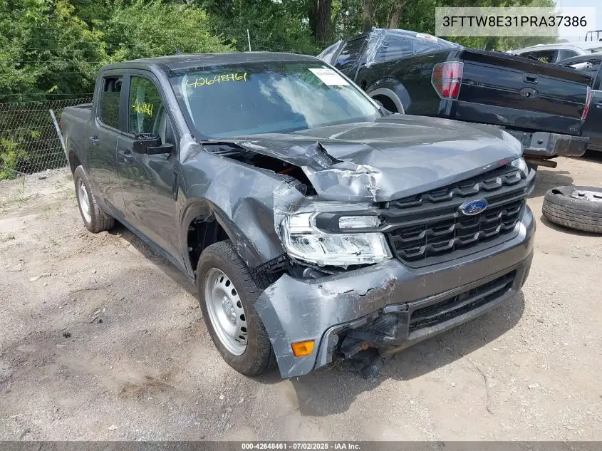 2023 Ford Maverick Xl VIN: 3FTTW8E31PRA37386 Lot: 42648461