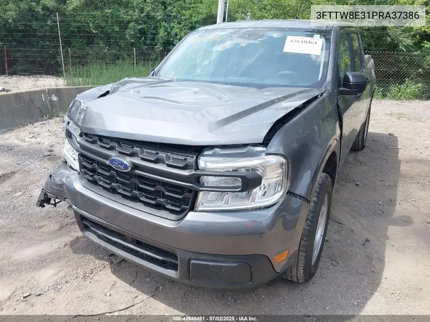2023 Ford Maverick Xl VIN: 3FTTW8E31PRA37386 Lot: 42648461