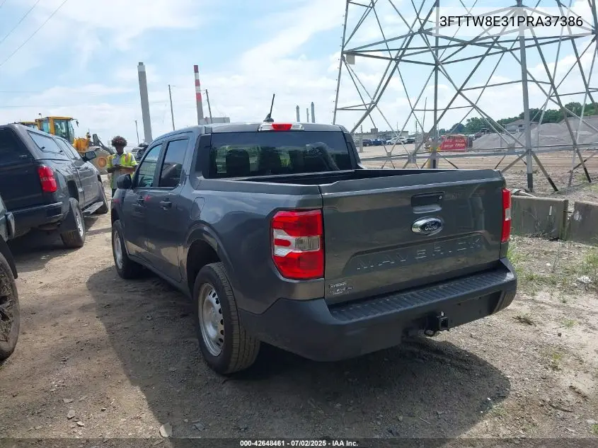 2023 Ford Maverick Xl VIN: 3FTTW8E31PRA37386 Lot: 42648461