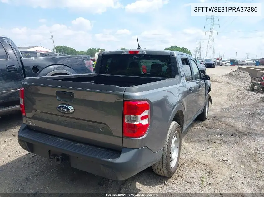 2023 Ford Maverick Xl VIN: 3FTTW8E31PRA37386 Lot: 42648461