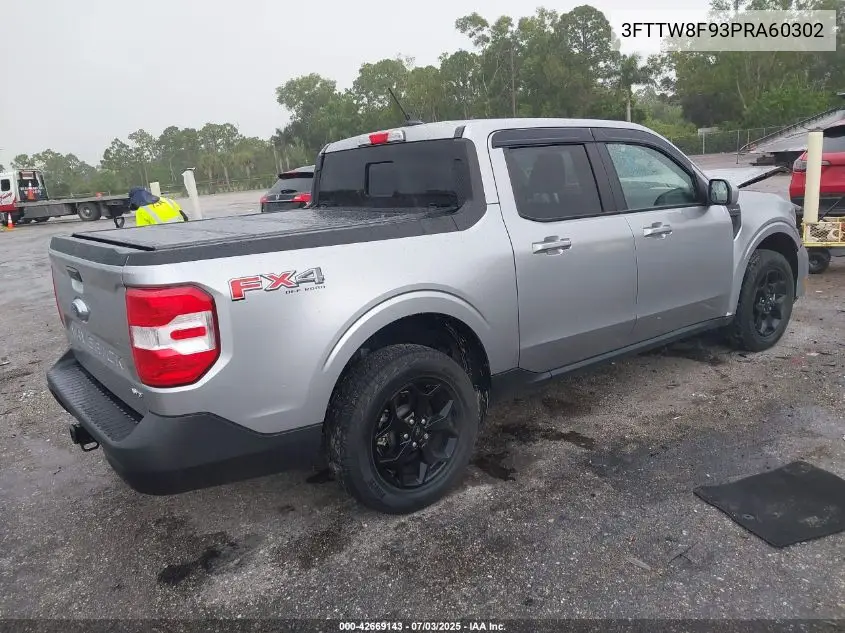 2023 Ford Maverick Lariat VIN: 3FTTW8F93PRA60302 Lot: 42669143