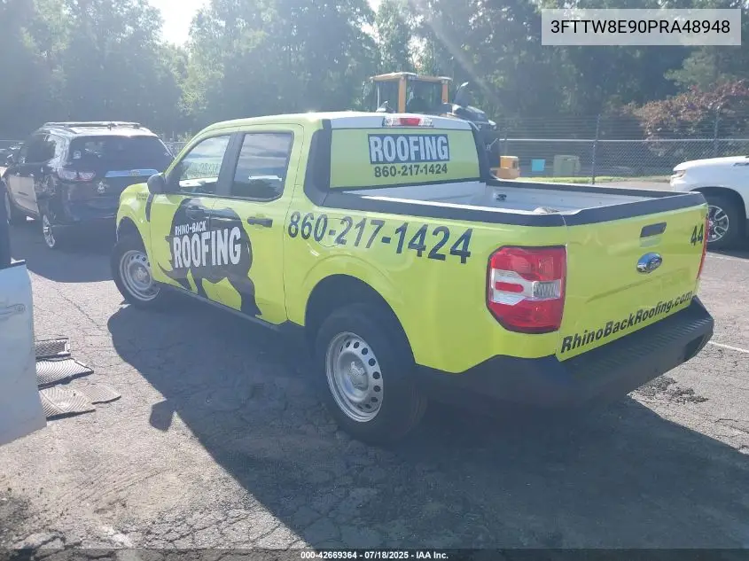 2023 Ford Maverick Xl VIN: 3FTTW8E90PRA48948 Lot: 42669364