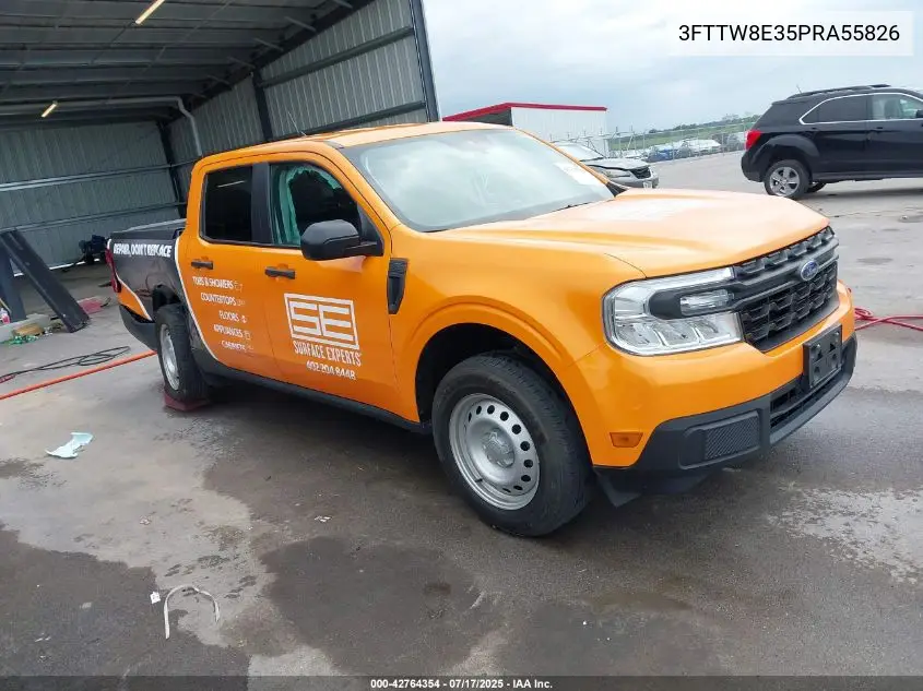 2023 Ford Maverick Xl VIN: 3FTTW8E35PRA55826 Lot: 42764354