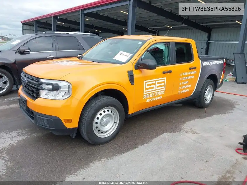 2023 Ford Maverick Xl VIN: 3FTTW8E35PRA55826 Lot: 42764354