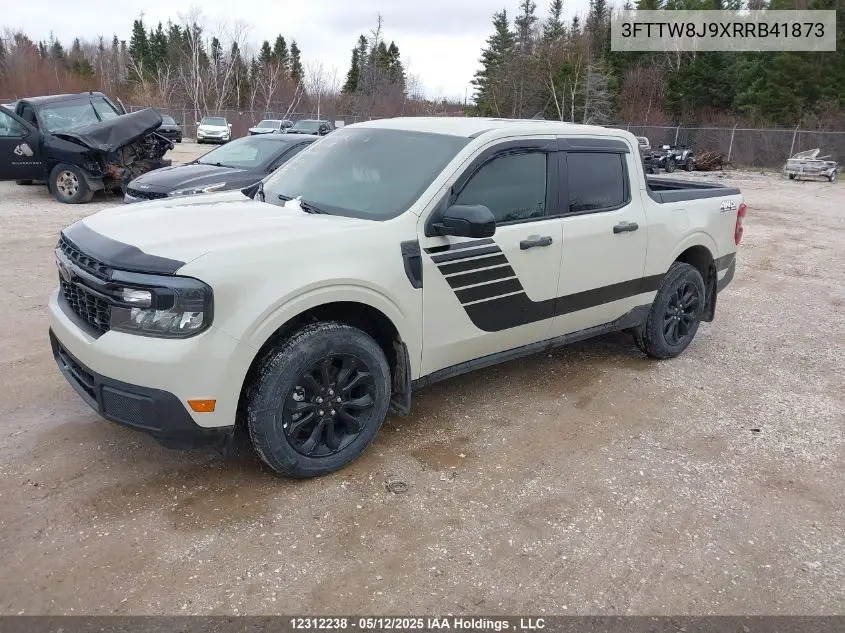 2024 Ford Maverick Xlt VIN: 3FTTW8J9XRRB41873 Lot: 12312238