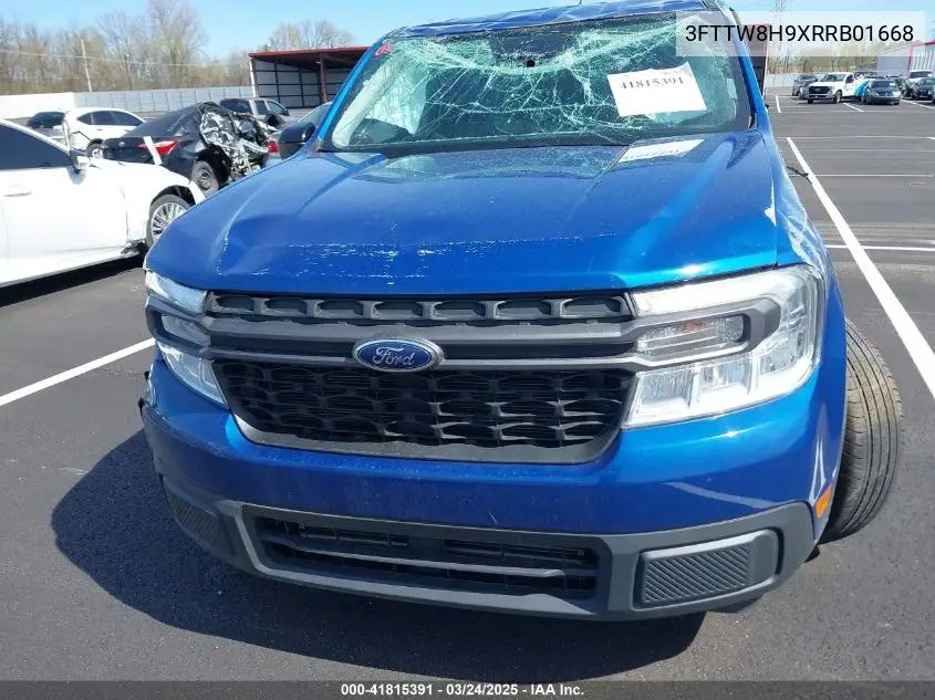 2024 Ford Maverick Xlt VIN: 3FTTW8H9XRRB01668 Lot: 41815391