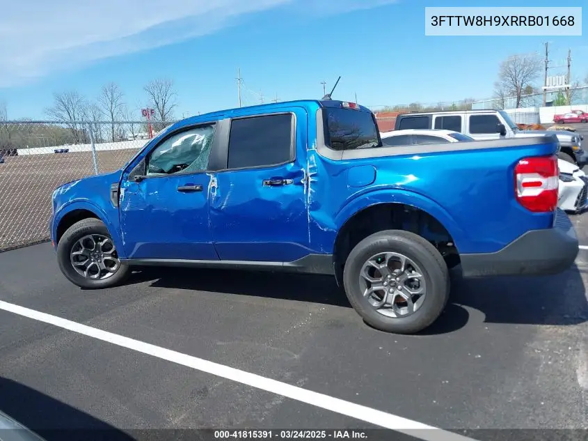 2024 Ford Maverick Xlt VIN: 3FTTW8H9XRRB01668 Lot: 41815391