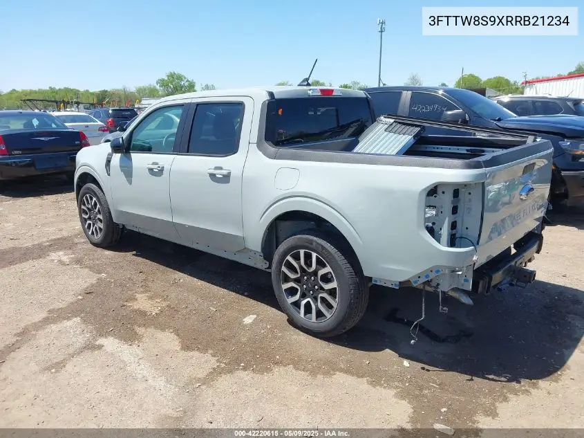 2024 Ford Maverick Lariat VIN: 3FTTW8S9XRRB21234 Lot: 42220615