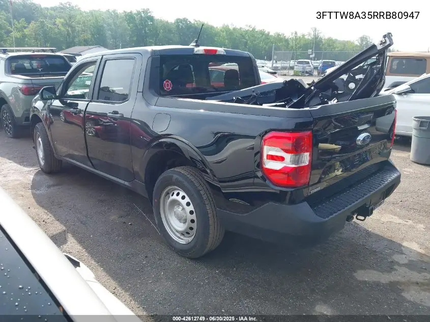 2024 Ford Maverick Xl VIN: 3FTTW8A35RRB80947 Lot: 42612749