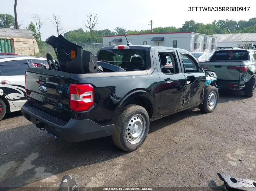 2024 Ford Maverick Xl VIN: 3FTTW8A35RRB80947 Lot: 42612749