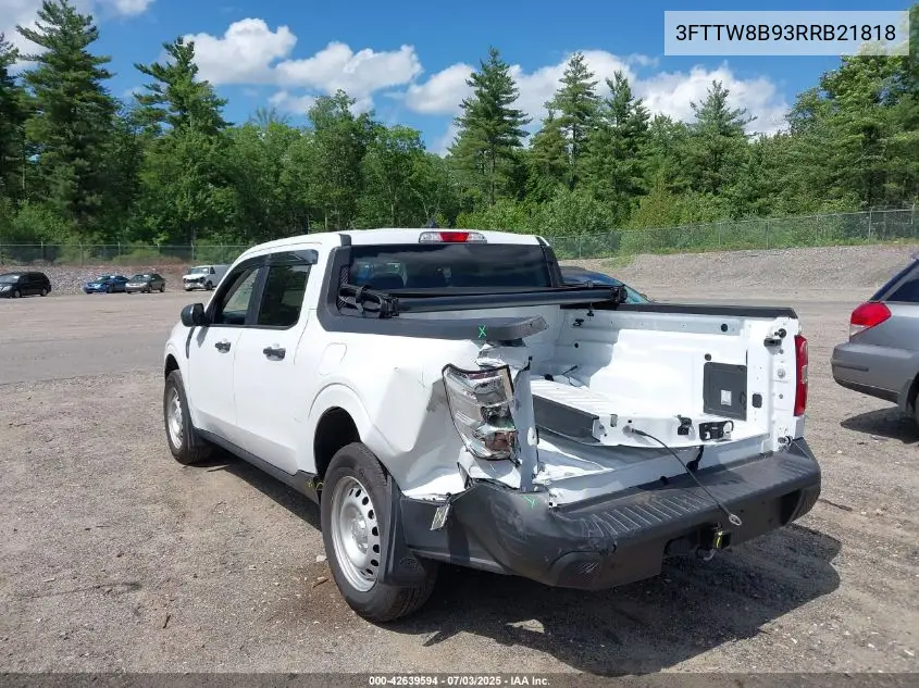 2024 Ford Maverick Xl VIN: 3FTTW8B93RRB21818 Lot: 42639594