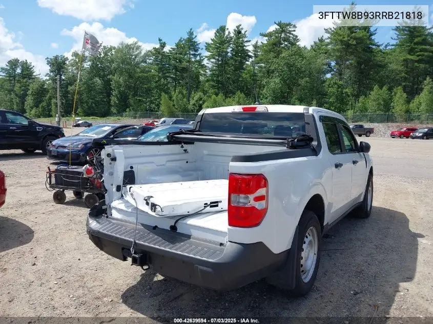 2024 Ford Maverick Xl VIN: 3FTTW8B93RRB21818 Lot: 42639594
