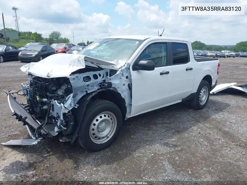 2024 Ford Maverick Xl VIN: 3FTTW8A35RRA83120 Lot: 42652520