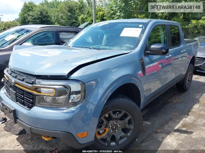 2024 Ford Maverick Lariat VIN: 3FTTW8R9XRRA38148 Lot: 42657781