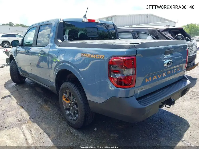2024 Ford Maverick Lariat VIN: 3FTTW8R9XRRA38148 Lot: 42657781
