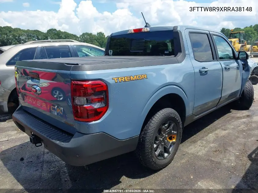 2024 Ford Maverick Lariat VIN: 3FTTW8R9XRRA38148 Lot: 42657781