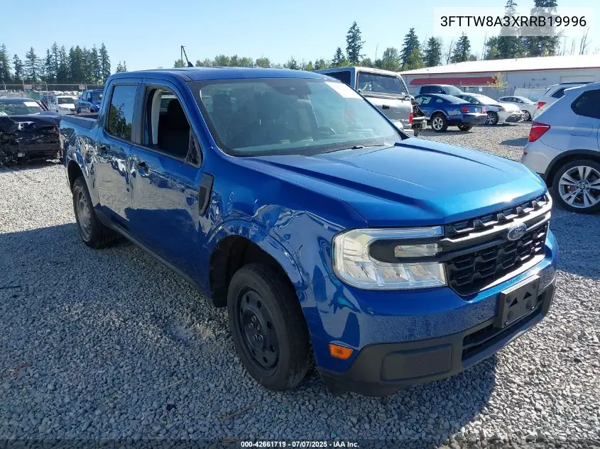 2024 Ford Maverick Xl VIN: 3FTTW8A3XRRB19996 Lot: 42661719