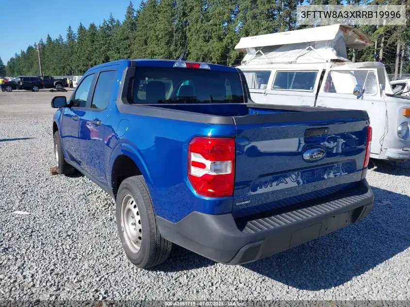 2024 Ford Maverick Xl VIN: 3FTTW8A3XRRB19996 Lot: 42661719