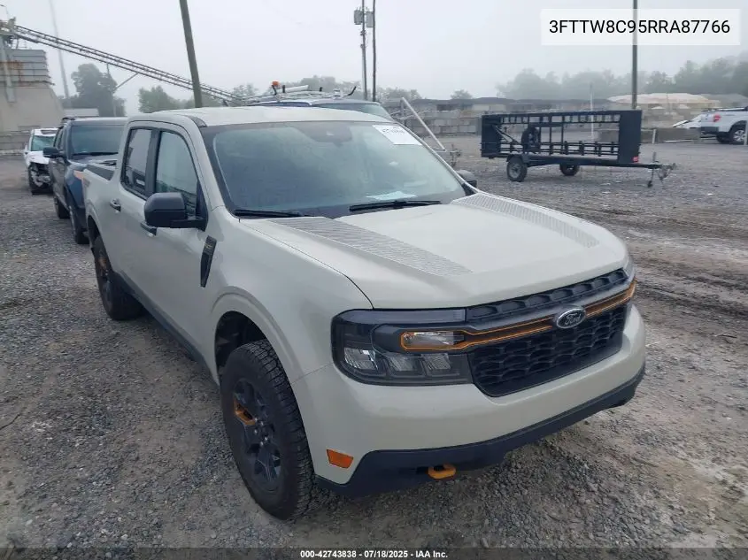 2024 Ford Maverick Xlt Tremor VIN: 3FTTW8C95RRA87766 Lot: 42743838