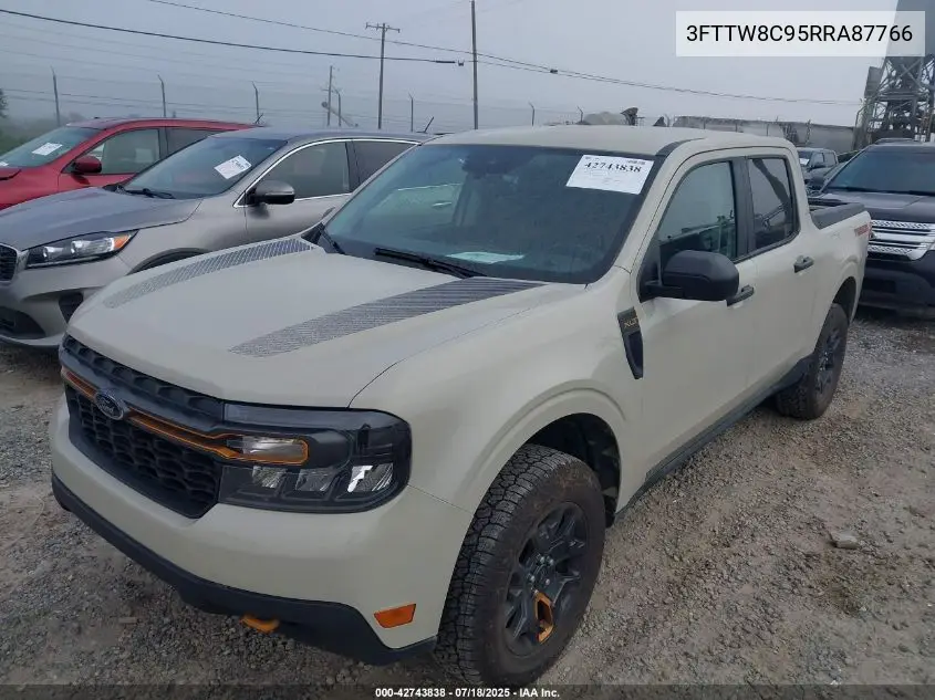 2024 Ford Maverick Xlt Tremor VIN: 3FTTW8C95RRA87766 Lot: 42743838