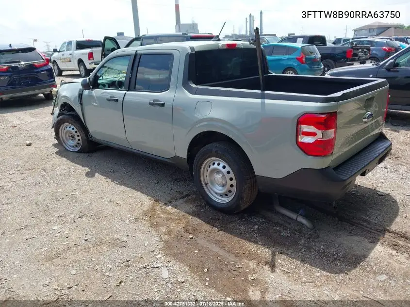 2024 Ford Maverick Xl VIN: 3FTTW8B90RRA63750 Lot: 42751332