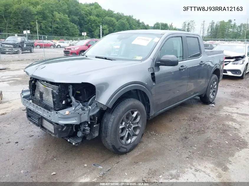2024 Ford Maverick Xlt VIN: 3FTTW8J93RRA12163 Lot: 42755100