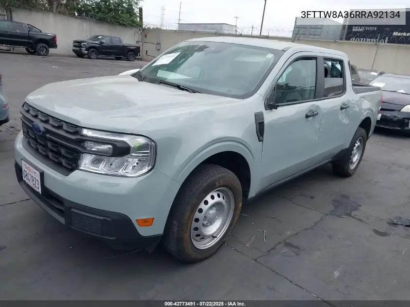 2024 Ford Maverick Xl VIN: 3FTTW8A36RRA92134 Lot: 42773491
