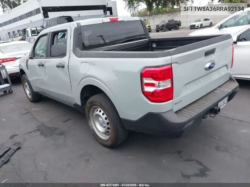 2024 Ford Maverick Xl VIN: 3FTTW8A36RRA92134 Lot: 42773491