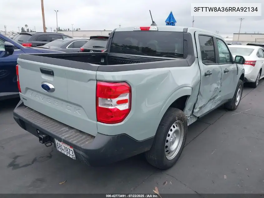 2024 Ford Maverick Xl VIN: 3FTTW8A36RRA92134 Lot: 42773491