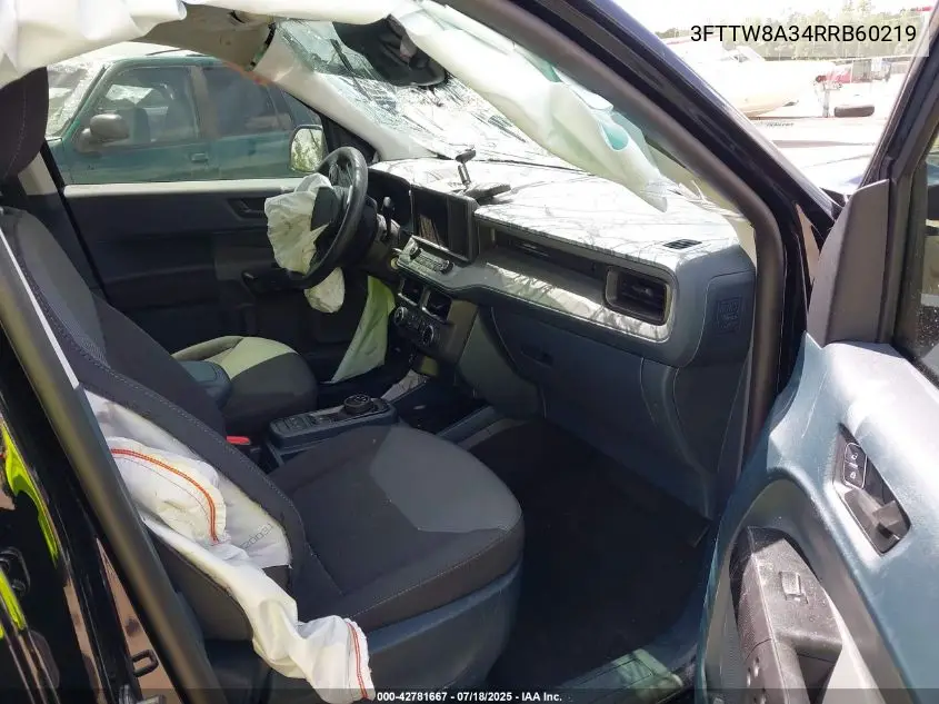 2024 Ford Maverick Xl VIN: 3FTTW8A34RRB60219 Lot: 42781667