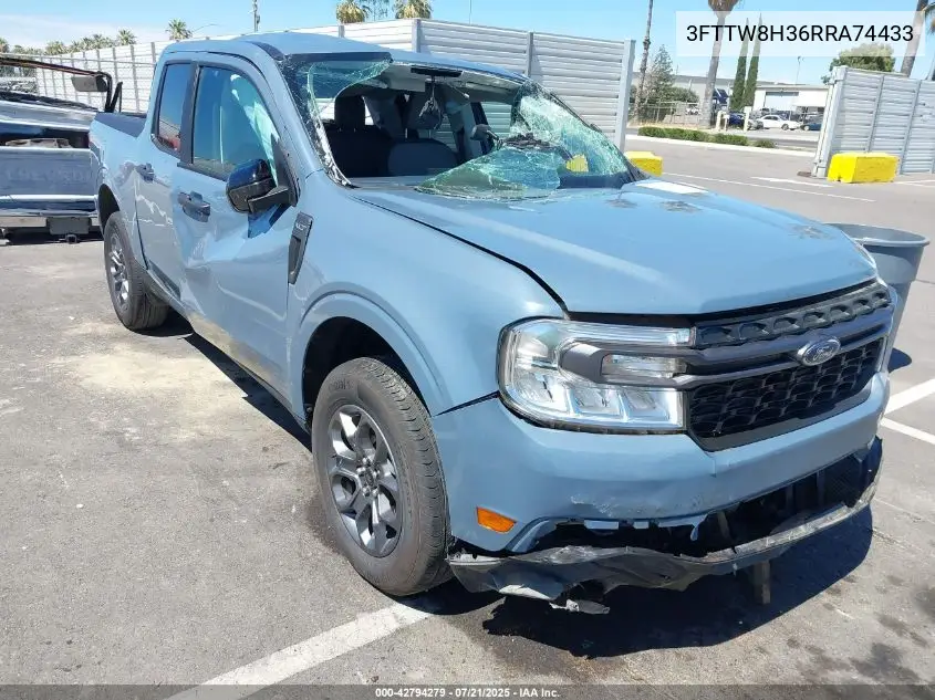 2024 Ford Maverick Xlt VIN: 3FTTW8H36RRA74433 Lot: 42794279