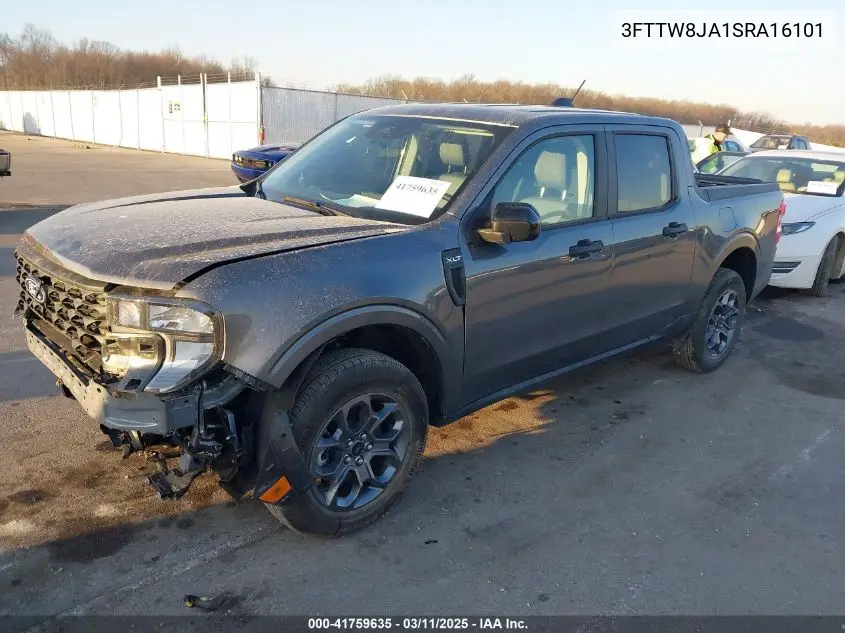 2025 Ford Maverick Xlt VIN: 3FTTW8JA1SRA16101 Lot: 41759635