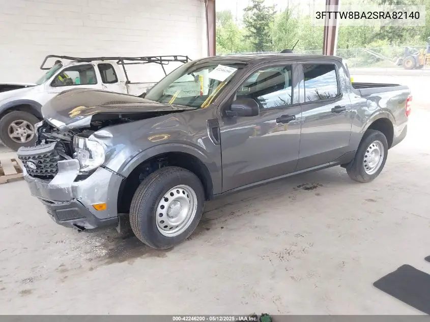 2025 Ford Maverick Xl VIN: 3FTTW8BA2SRA82140 Lot: 42246200