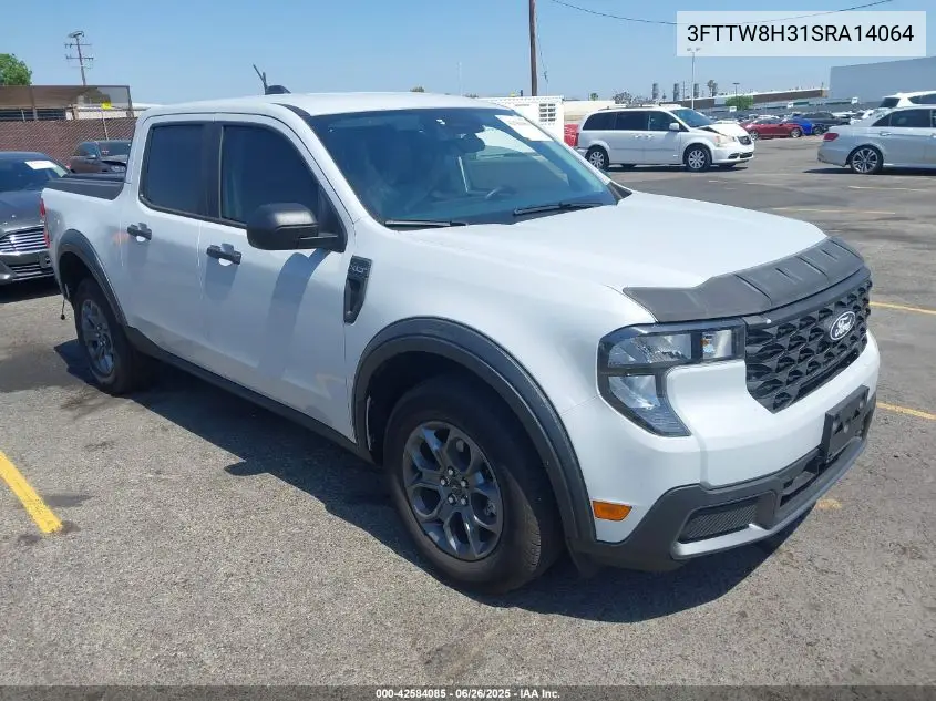 2025 Ford Maverick Xlt VIN: 3FTTW8H31SRA14064 Lot: 42584085