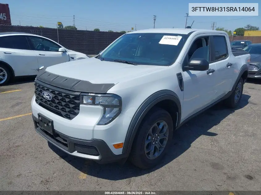 2025 Ford Maverick Xlt VIN: 3FTTW8H31SRA14064 Lot: 42584085