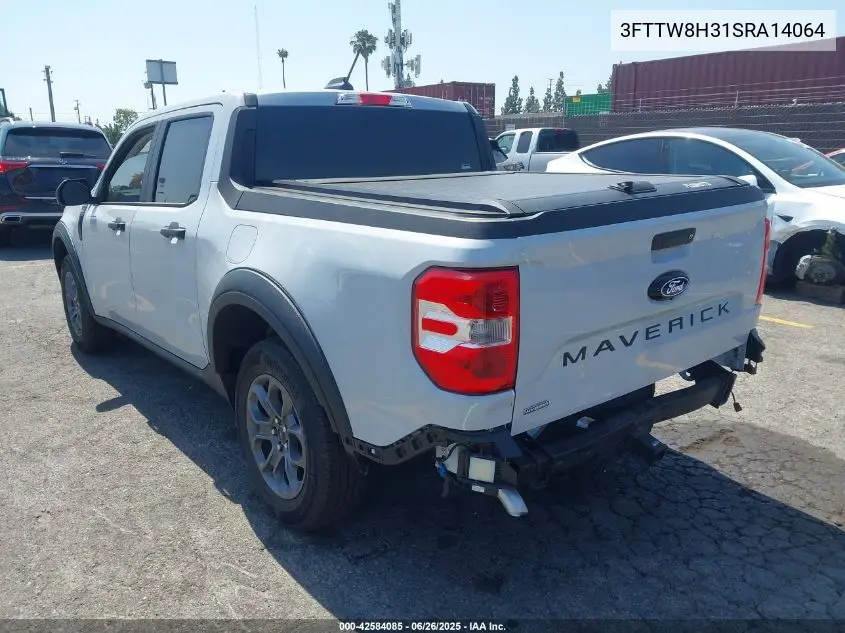 2025 Ford Maverick Xlt VIN: 3FTTW8H31SRA14064 Lot: 42584085
