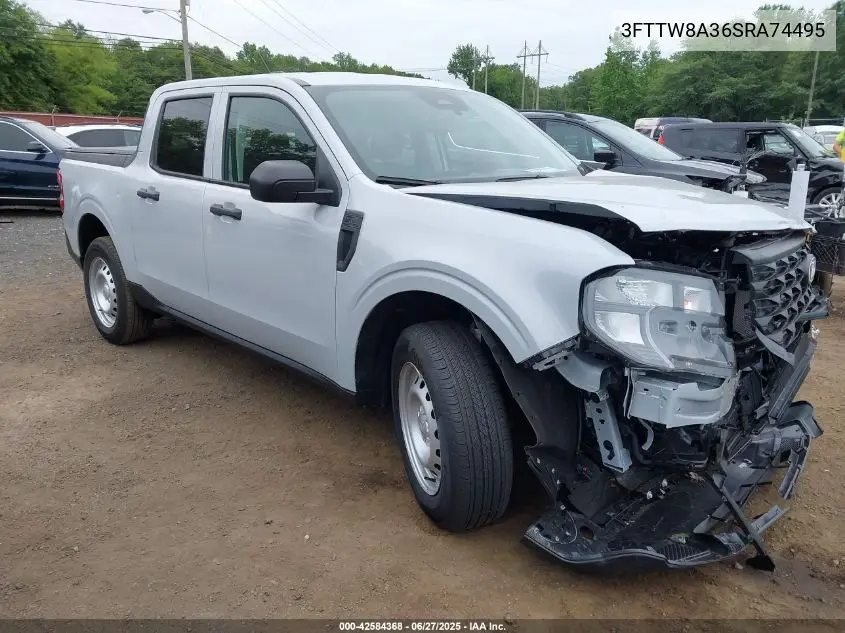 2025 Ford Maverick Xl VIN: 3FTTW8A36SRA74495 Lot: 42584368