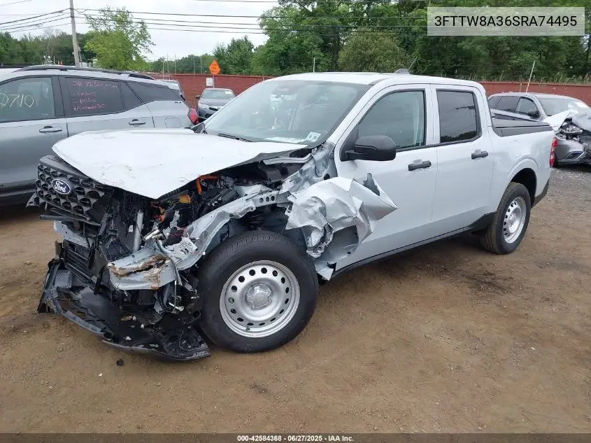 2025 Ford Maverick Xl VIN: 3FTTW8A36SRA74495 Lot: 42584368