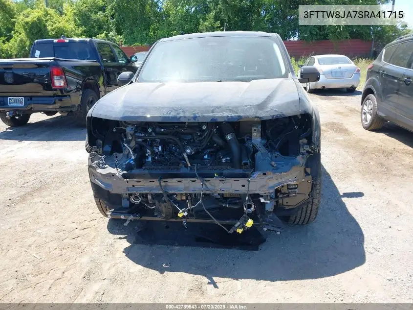 2025 Ford Maverick Xlt VIN: 3FTTW8JA7SRA41715 Lot: 42789543