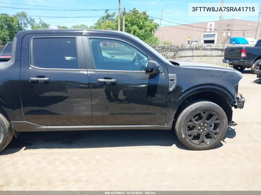 2025 Ford Maverick Xlt VIN: 3FTTW8JA7SRA41715 Lot: 42789543