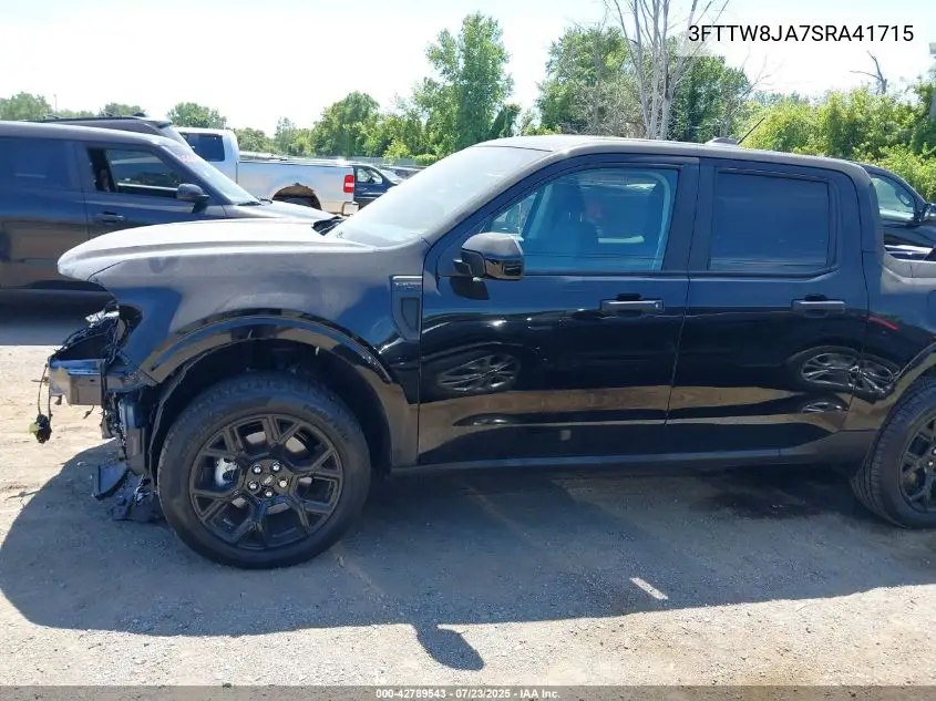 2025 Ford Maverick Xlt VIN: 3FTTW8JA7SRA41715 Lot: 42789543